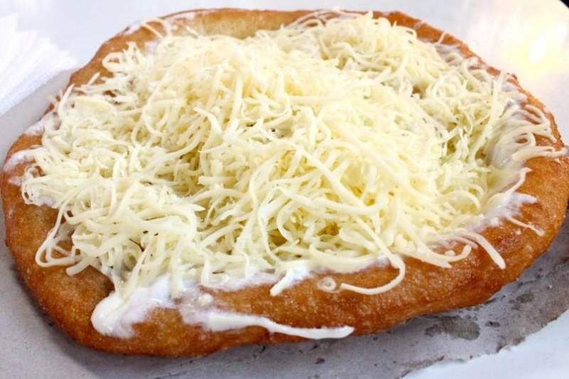 Fried Yeast Cake (langos)