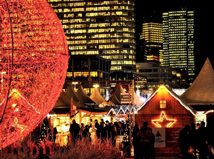 marche de noel paris la defense